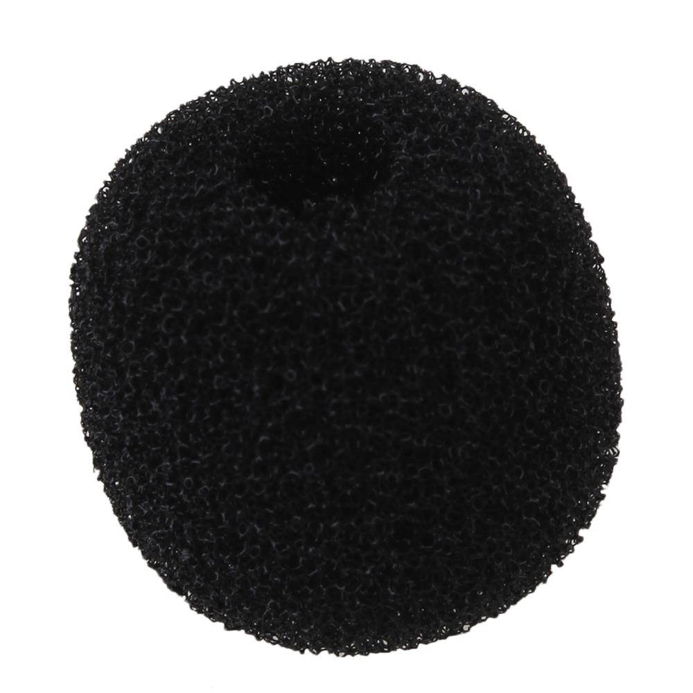 BQLZR Black Loudspeaker Lapel Microphone Wind Shield Mic Sponge Cover EY-M01 Set of 10