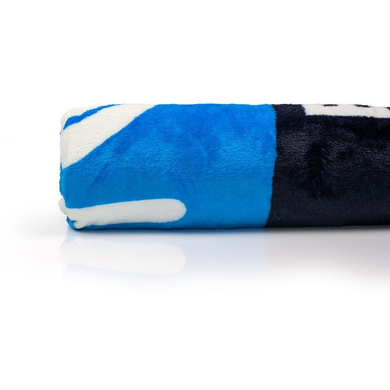 Just Funky Eat Sleep Game Repeat Large Gamer Fleece Throw Blanket | 60 x 45 Inches