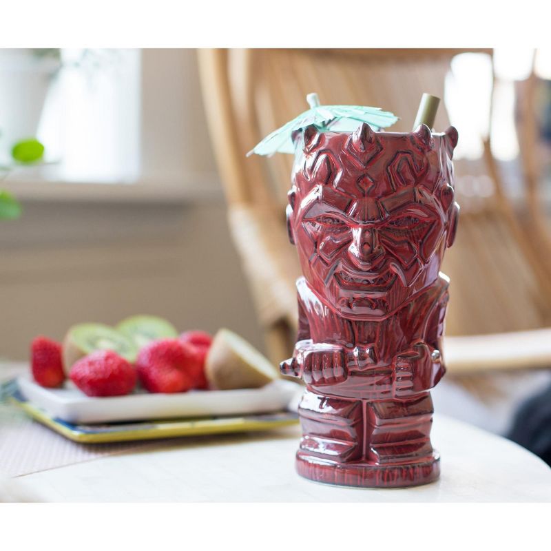 Beeline Creative Geeki Tikis Star Wars Darth Maul Ceramic Mug | Holds 16 Ounces