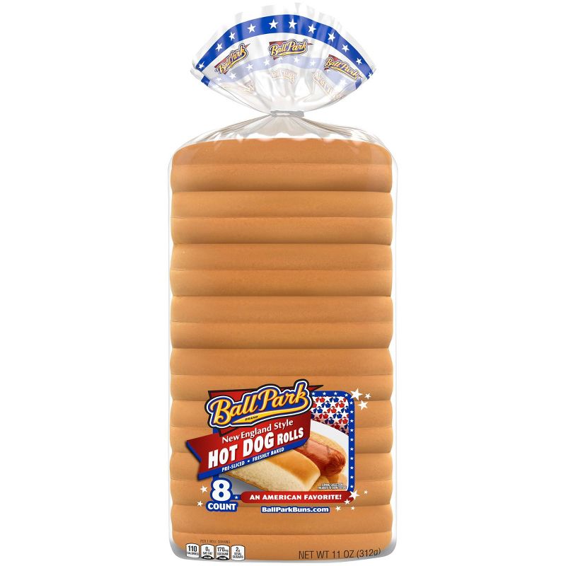 Ball Park New England Style Hot Dog Buns - 8pk/11oz