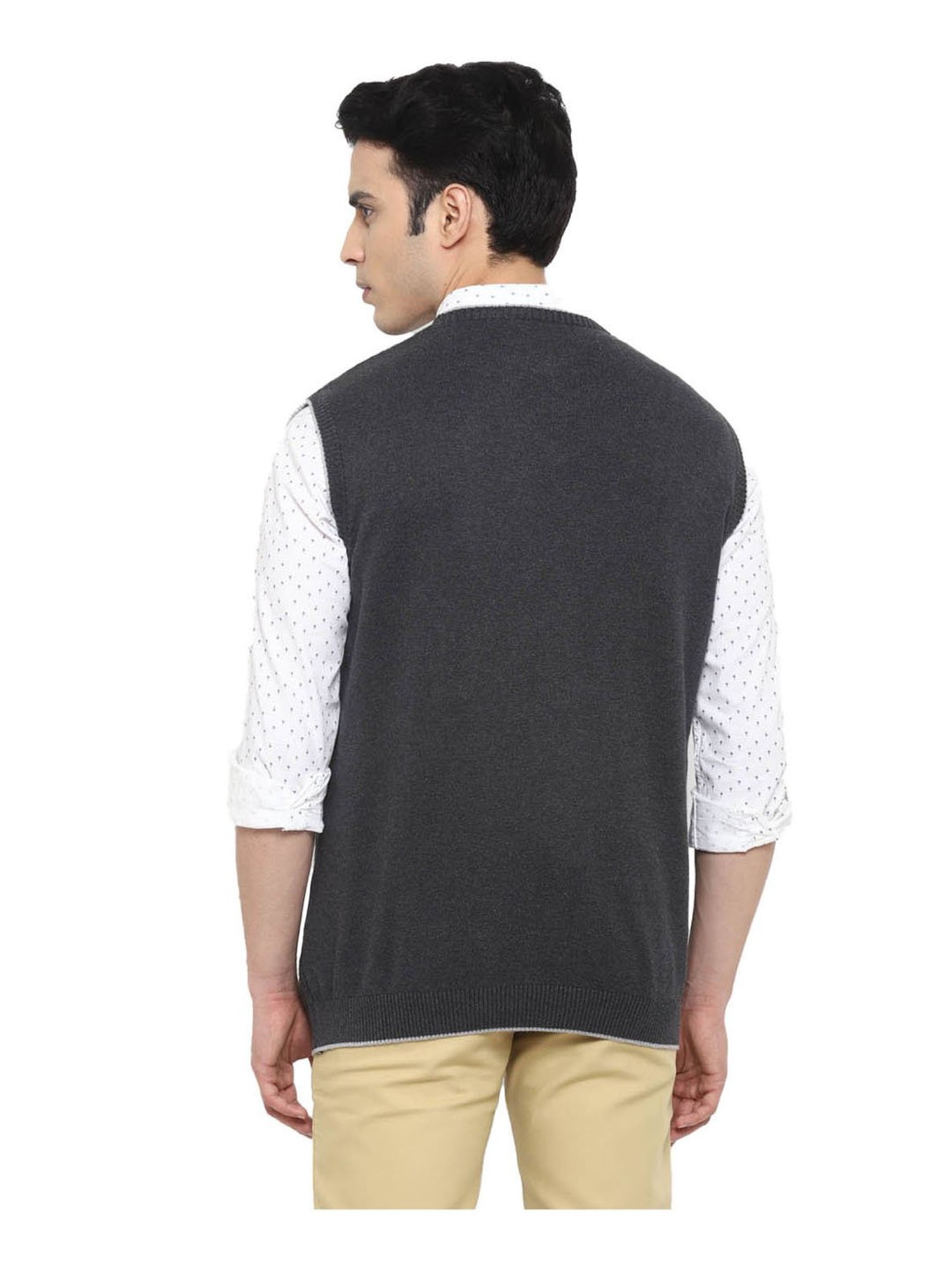 Turtle Grey Regular Fit Pullover