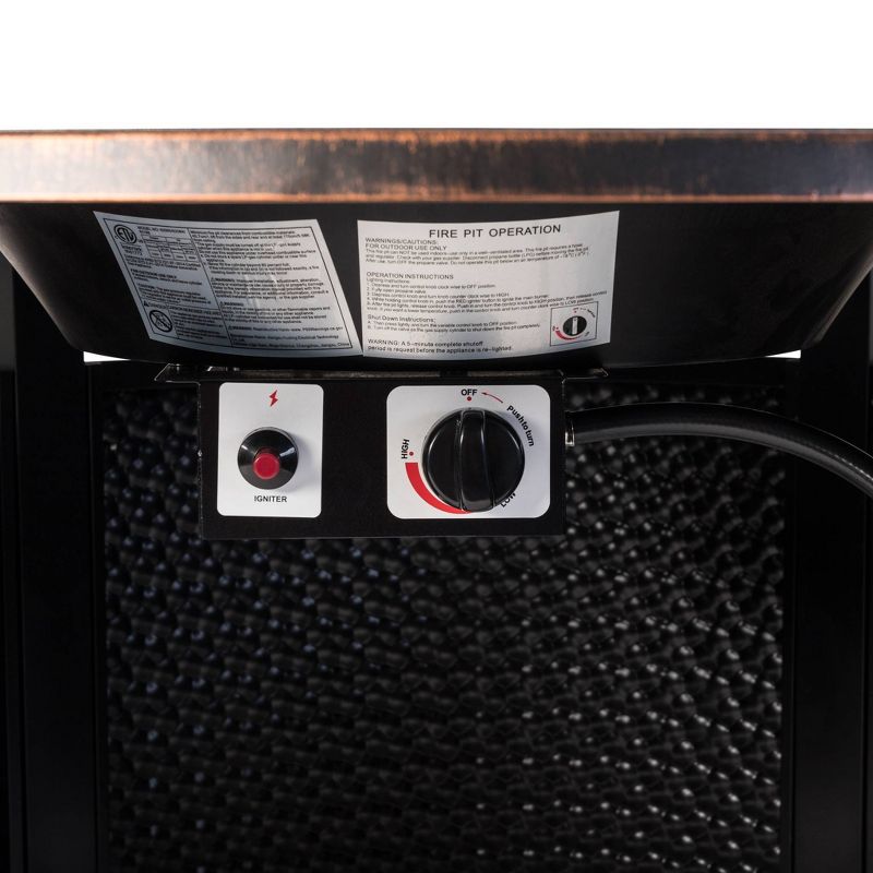 Briarwood Round Aluminum LPG Fire Pit - Fire Sense