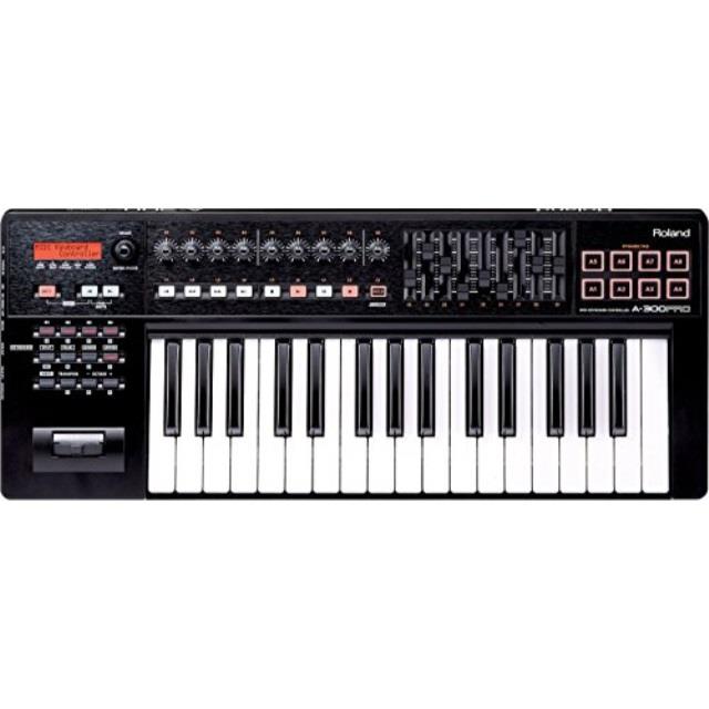 roland 32key midi keyboard controller, black a300pror