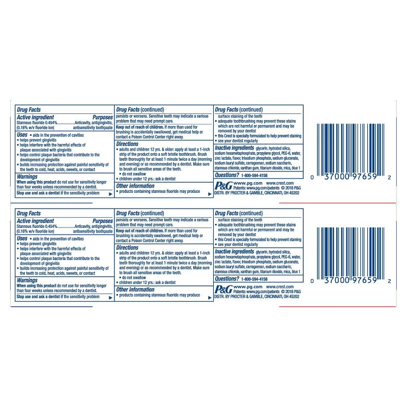 Crest Pro-Health Advanced Gum Protection Toothpaste Twin Pack - 5.1oz