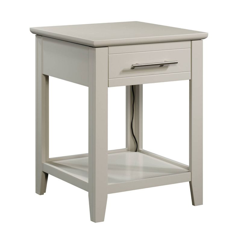Adept Smart Center End Table Cobblestone - Sauder