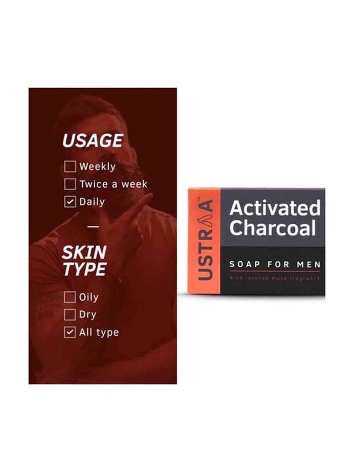 Qraa Men Red Onion Hair Oil - 100 ml