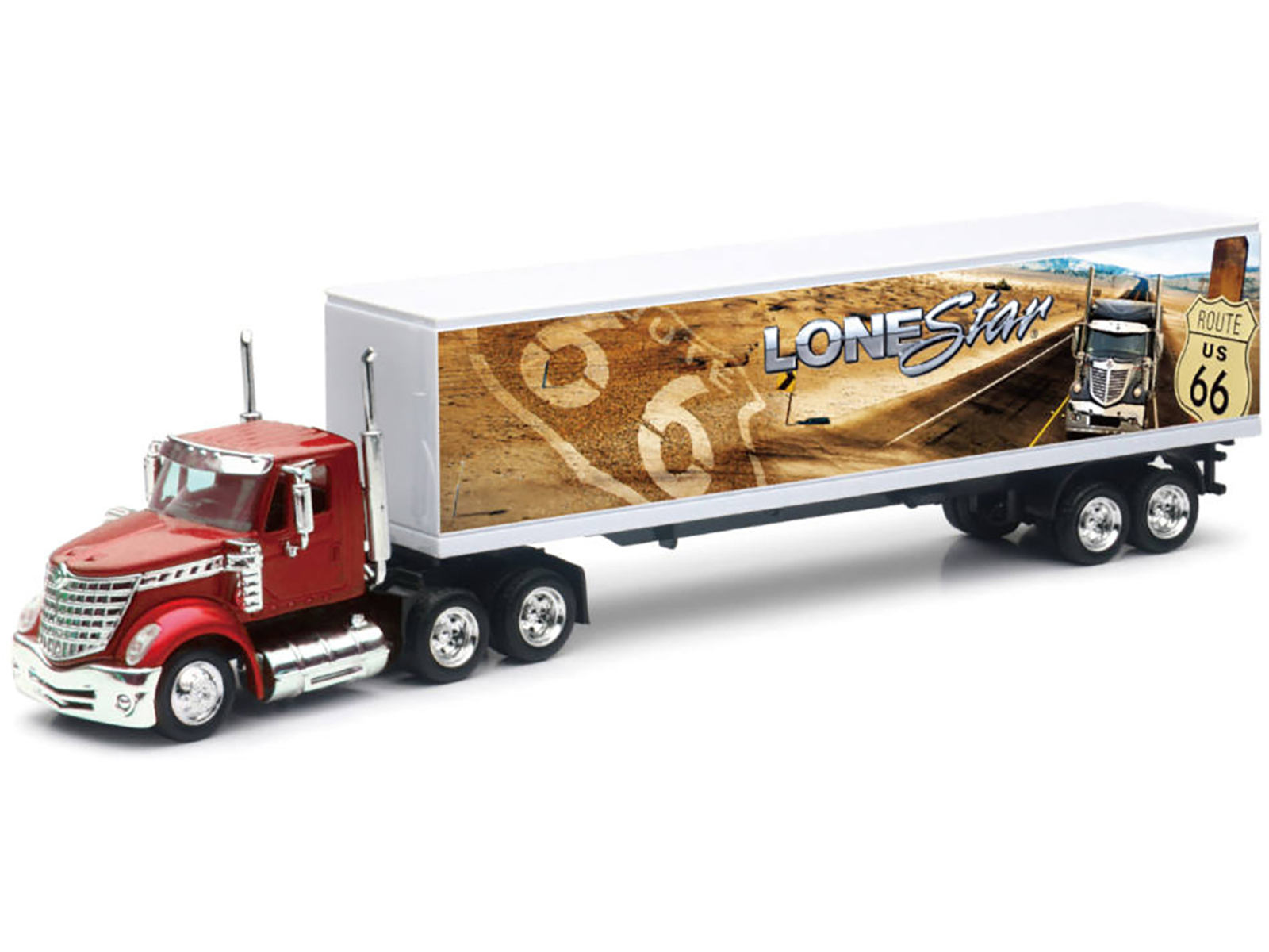 International DuraStar Flatbed Truck White "Elite Transport" Series 1/64 Diecast Model by Maisto