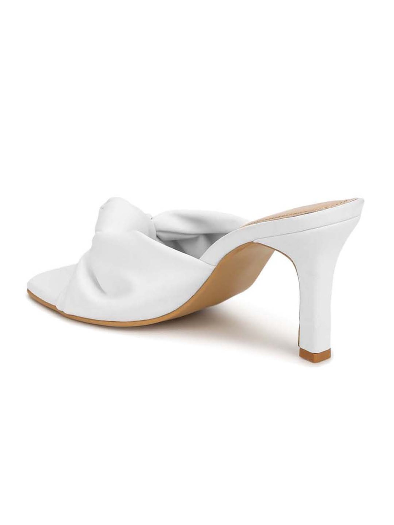 Truffle Collection Women's White Casual Stilettos