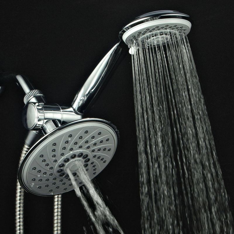 Aqua Dance 3 Way Rainfall Combo Showerhead Chrome - HoteSpa