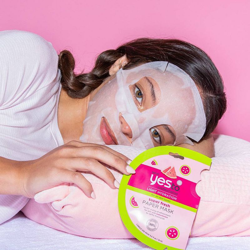 Yes To Watermelon Super Fresh Paper Mask - 0.6 fl oz