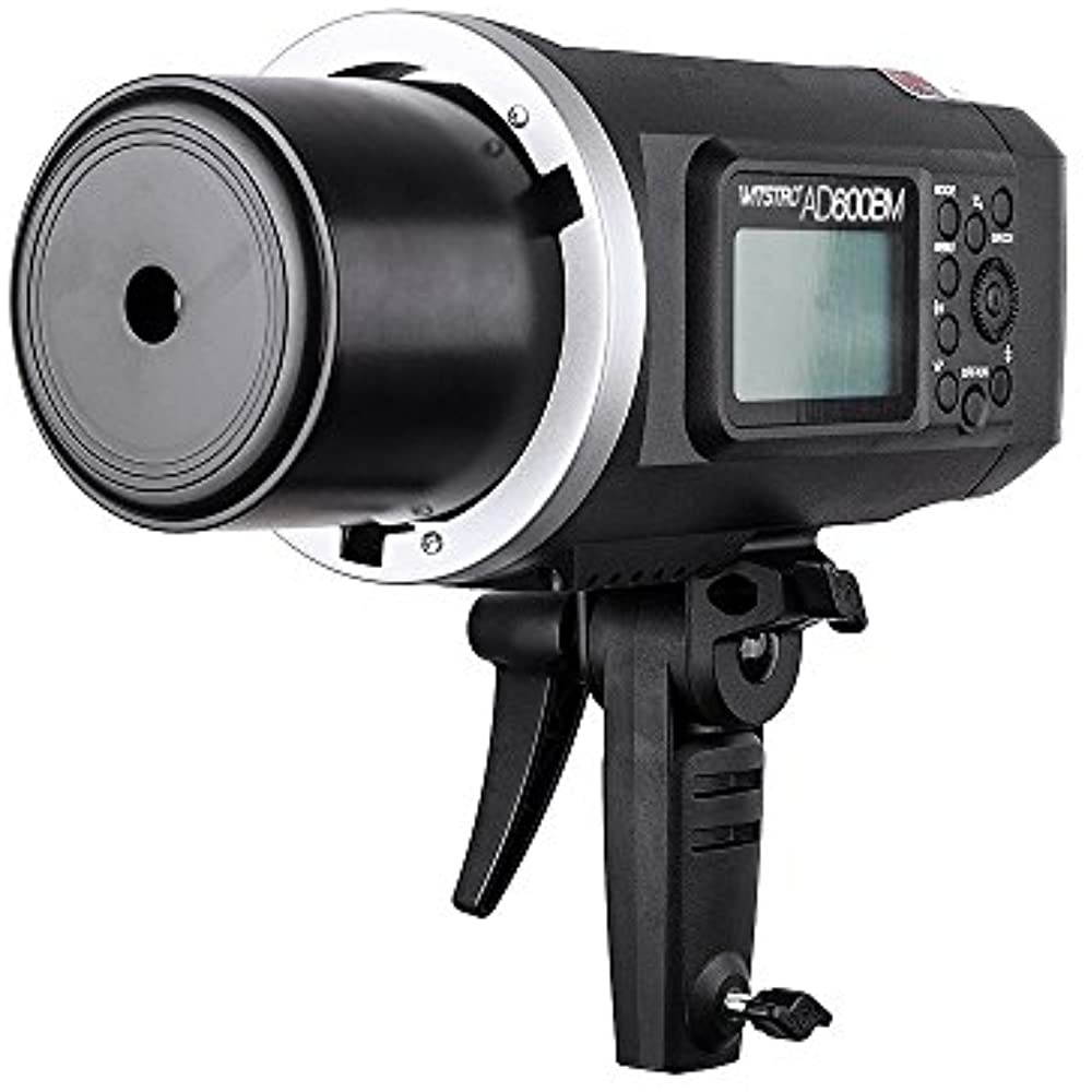 Godox AD600BM Bowens Mount 600Ws GN87 High Speed Sync Outdoor Flash Strobe Light with 2.4G Wireless X System, 8700mAh Battery to Provide 500 Full Power Flashes Recycle in 0.01-2.5 Second
