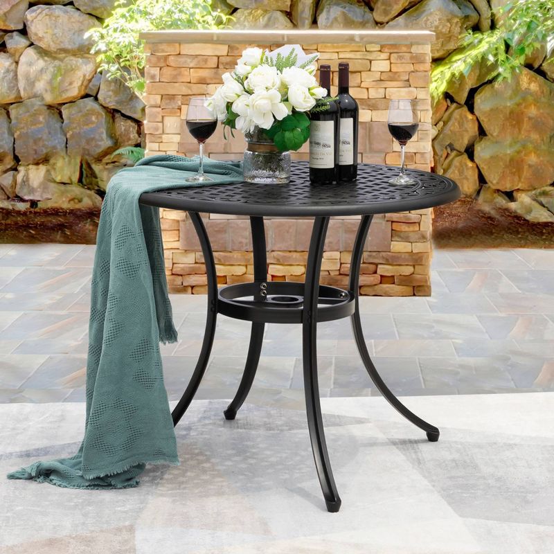 Aluminum Round Bistro Table - Nuu Garden