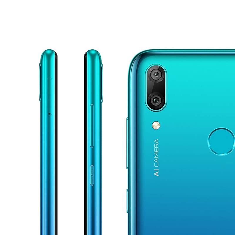 Y7 2019 32GB 3GB 626quot Dewdrop Display 4000 mAh Battery 4G LTE GSM Dual SIM Factory Unlocked Smartphone DubLX3 International Version No Warranty Blue