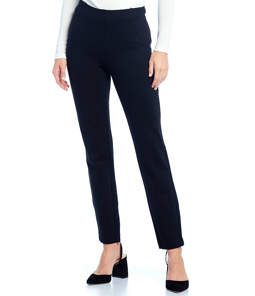 Donna Karan New York Slash Ankle Straight Pants