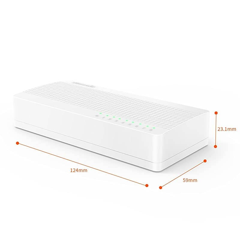 8 Port Gigabit Ethernet Network Switch | Ethernet Splitter | PlugandPlay | Traffic Optimization | Unmanaged