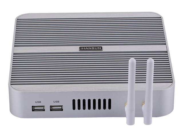 HUNSN Fanless Mini PC, Intel Core I5 5200U, Desktop Computer, HTPC, Kodi Box, Windows 10 Pro/Linux Ubuntu, BM01, AC WiFi 2.4+5Ghz/BT4.0/VGA/HDMI/4USB3.0/2USB2.0/LAN, (16G RAM/128G SSD/1TB HDD)