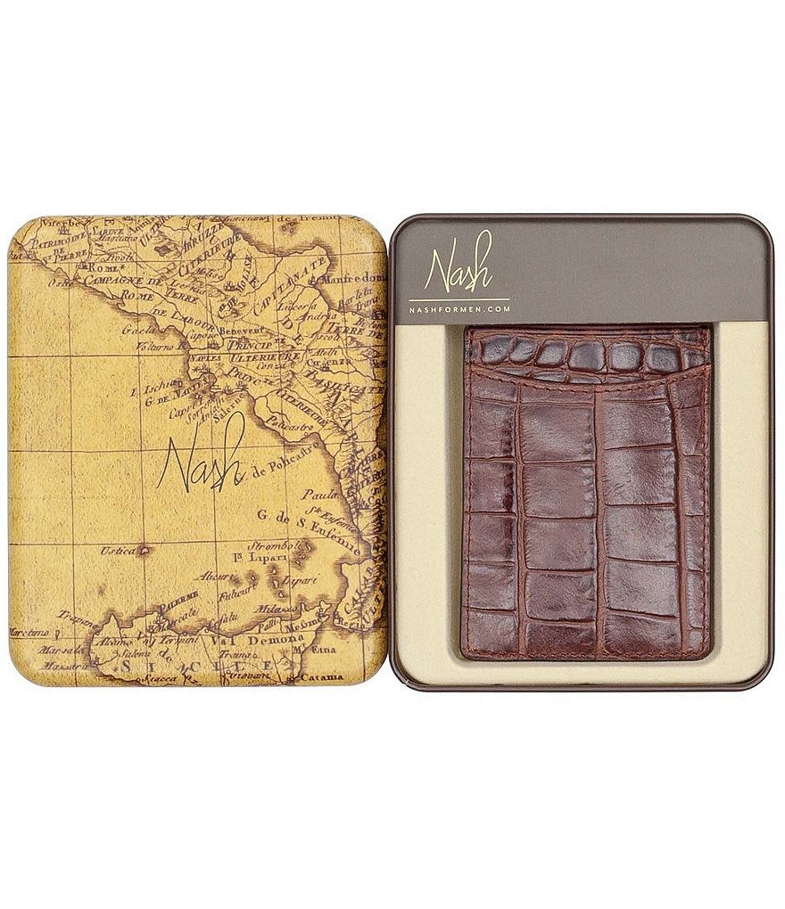 Nash Modena Magnetic Leather Card Case