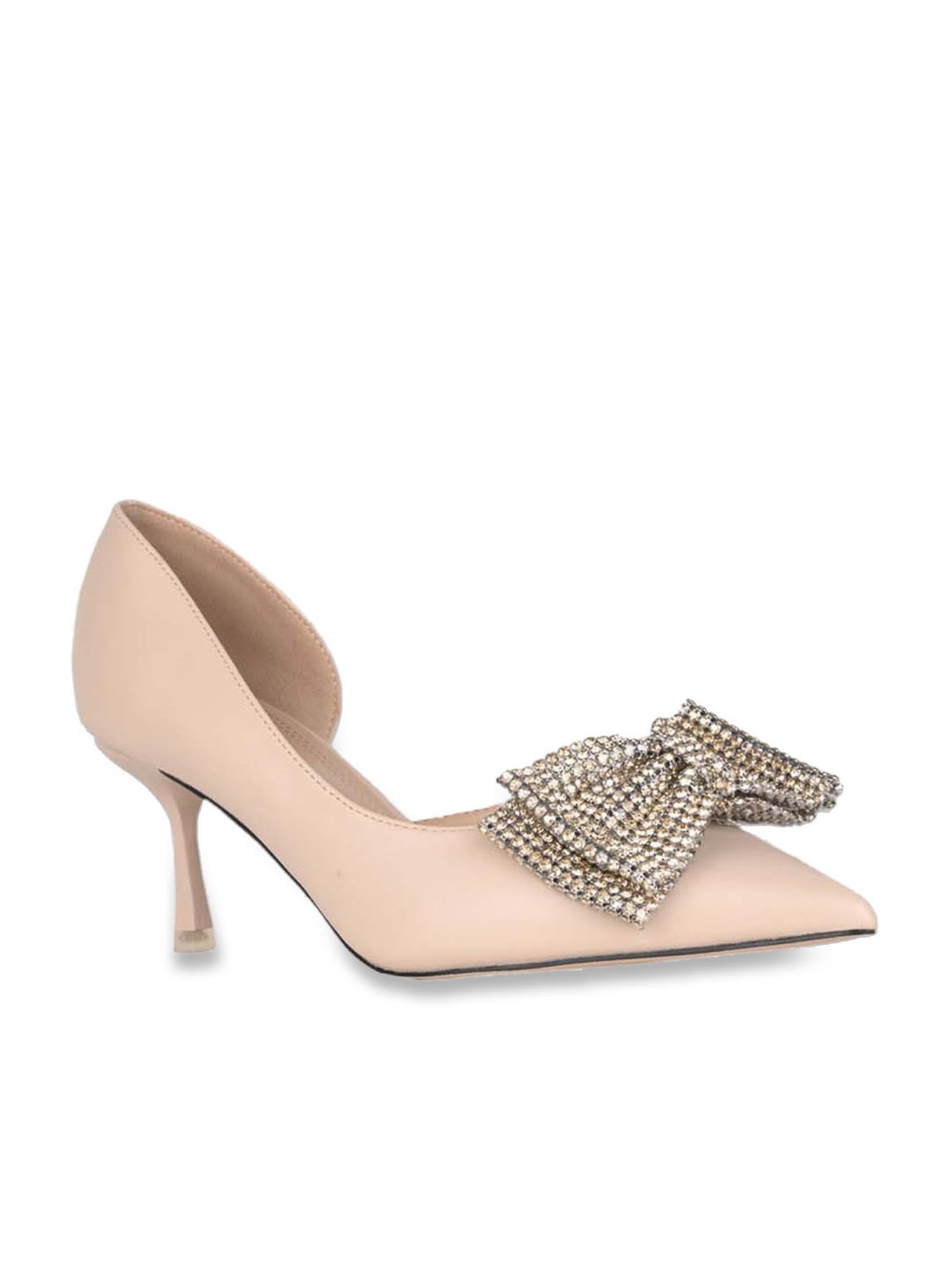 Ronnie Grey Women's Beige D'orsay Stilettos