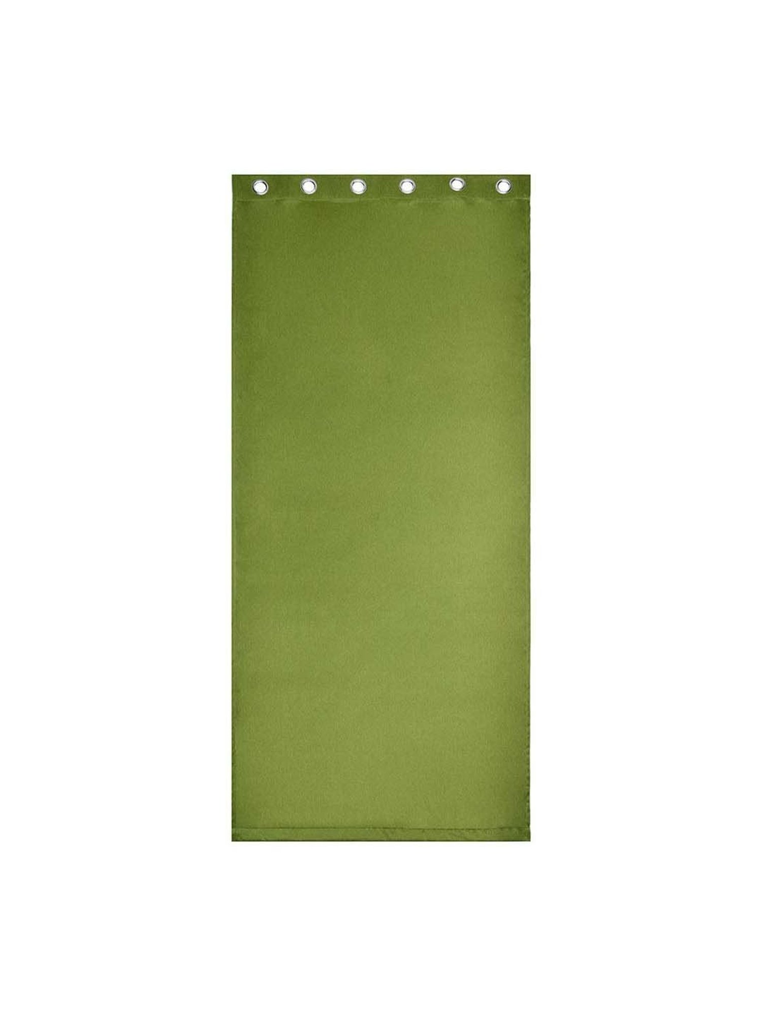 @home Visto Green Polyester 5 Ft Window Curtain - Set of 2
