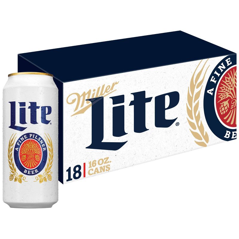 Miller Lite Beer - 18pk/16 fl oz Cans
