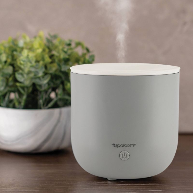 150ml Vela Essential Oil Diffuser Gray - SpaRoom