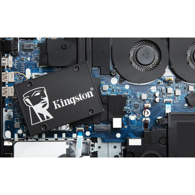 Kingston KC600 512 GB Solid State Drive - 2.5" Internal - SATA (SATA/600) - 3.5" Carrier - Desktop PC, Notebook Device Supported - 300 TB TBW