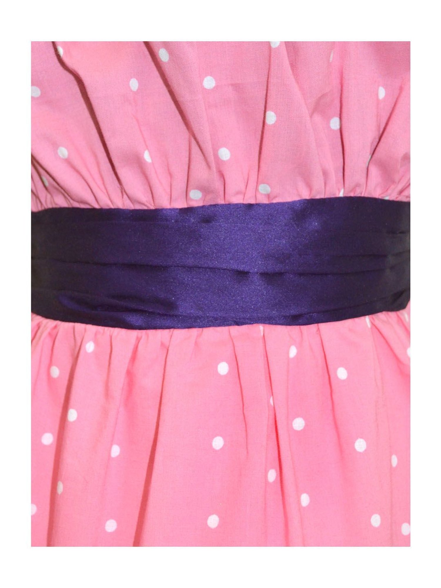 A.T.U.N. Girls Pink & Purple Printed Dress