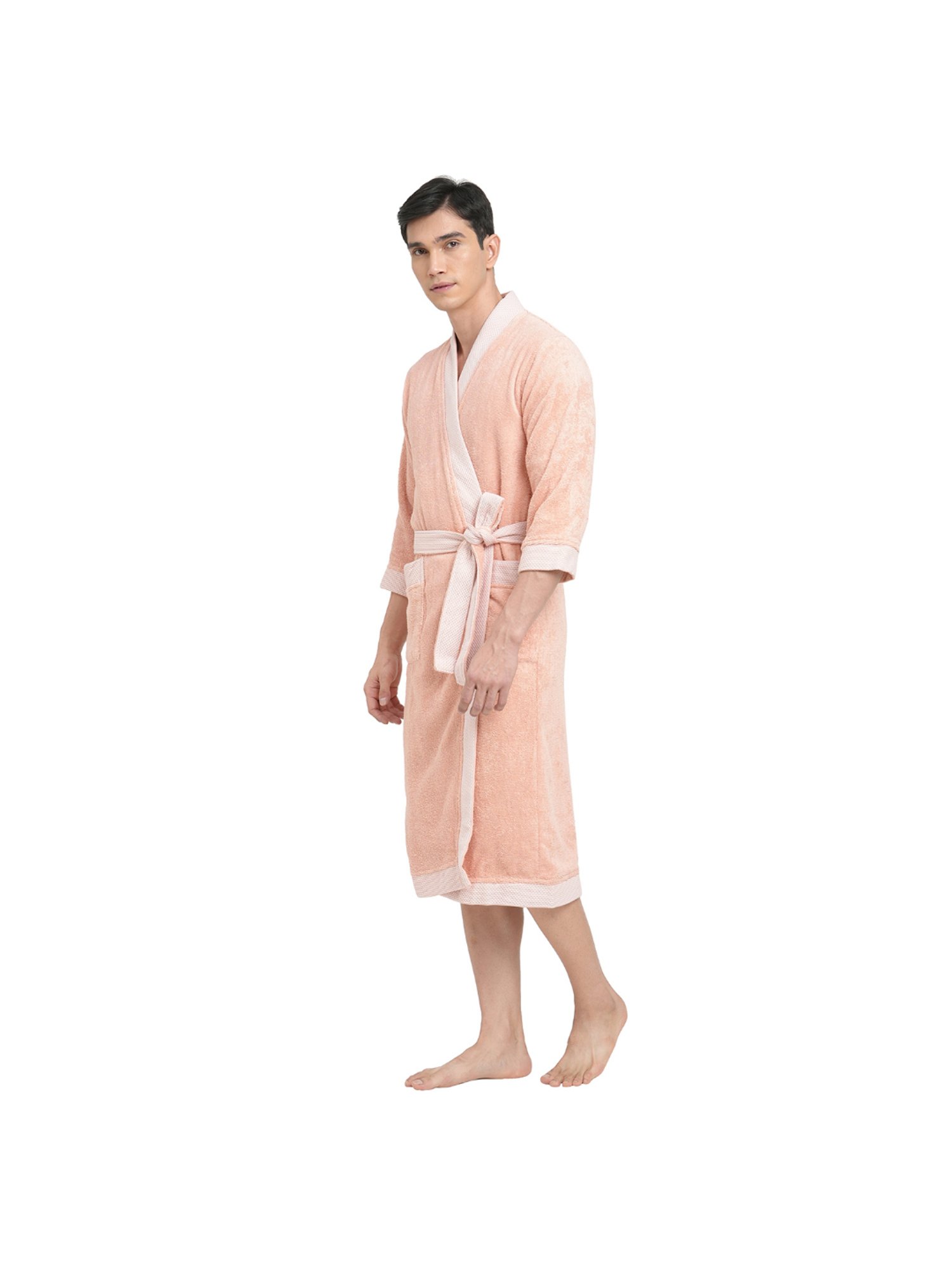 Spaces Hygro Pink 400 GSM Cotton Extra Large Bathrobe