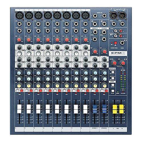 Soundcraft EPM8 8 Mono + 2 Stereo Channel Recording & Live Sound Audio Console