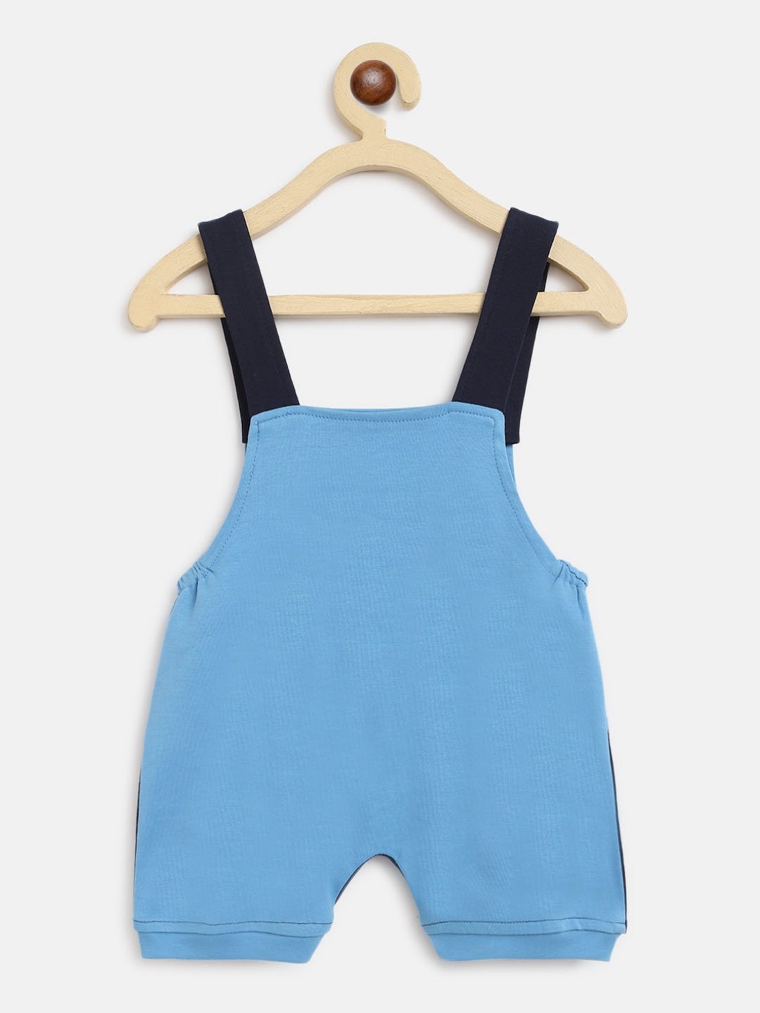 Budding Bees Kids Blue Ombre Jumpsuit with Attached Bow