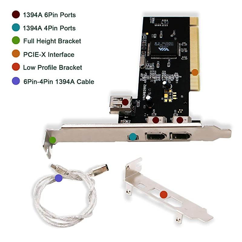 PCIE Risers for ETH/BTC GPU Miner Rigs, PCIE Riser Cable for Bitcoin, Ethereum Mining, GPU Riser Adapter, GPU Riser Cable, PCI Express Riser VER006C(6Pack)