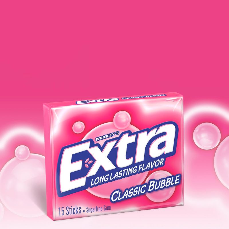 Extra Classic Bubble Sugar-Free Gum Multipack - 45ct