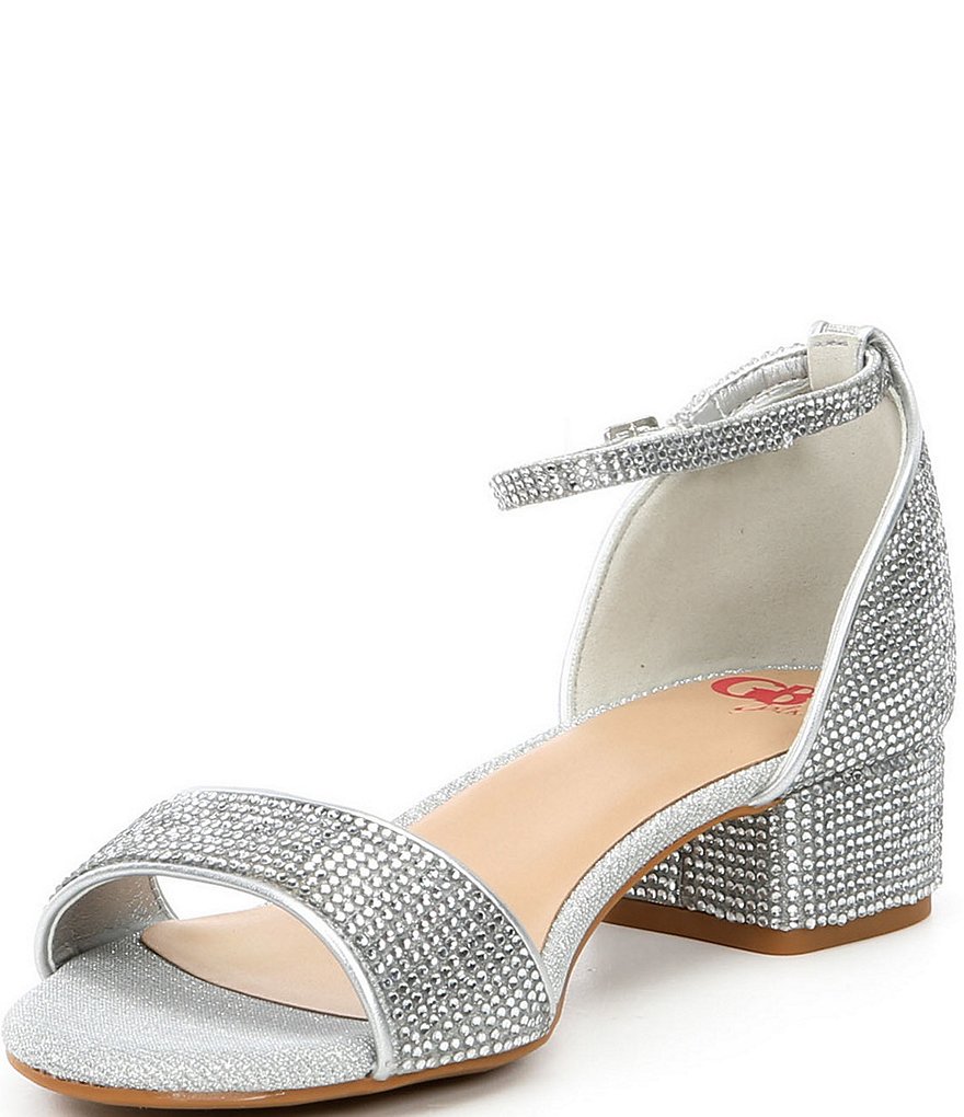 GB Girls' Amaze-Girl Jeweled Two Piece Dress Sandals (Toddler)