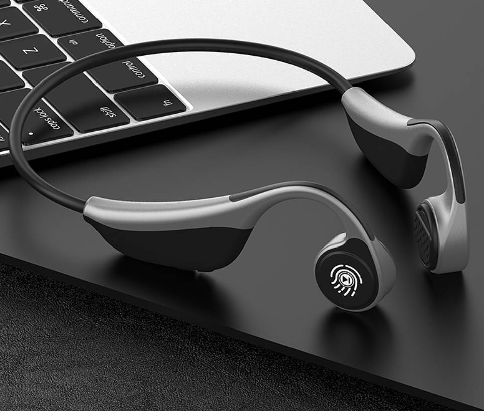 IPX5 Waterproof Bone conduction bluetooth 5.0 Stereo Headset Earphone Touch button 360 degree foldable