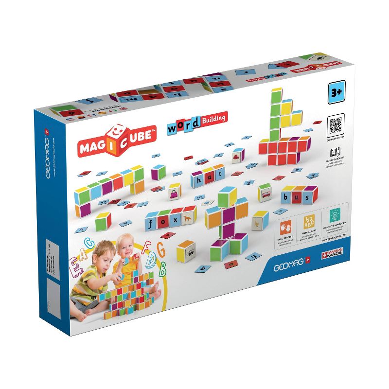 Geomag Magicube Word Building Magnetic Building Set 79pc