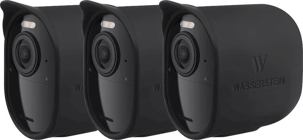 Protective Silicone Skin with Sunroof for Arlo Ultra (3-Pack) - Black