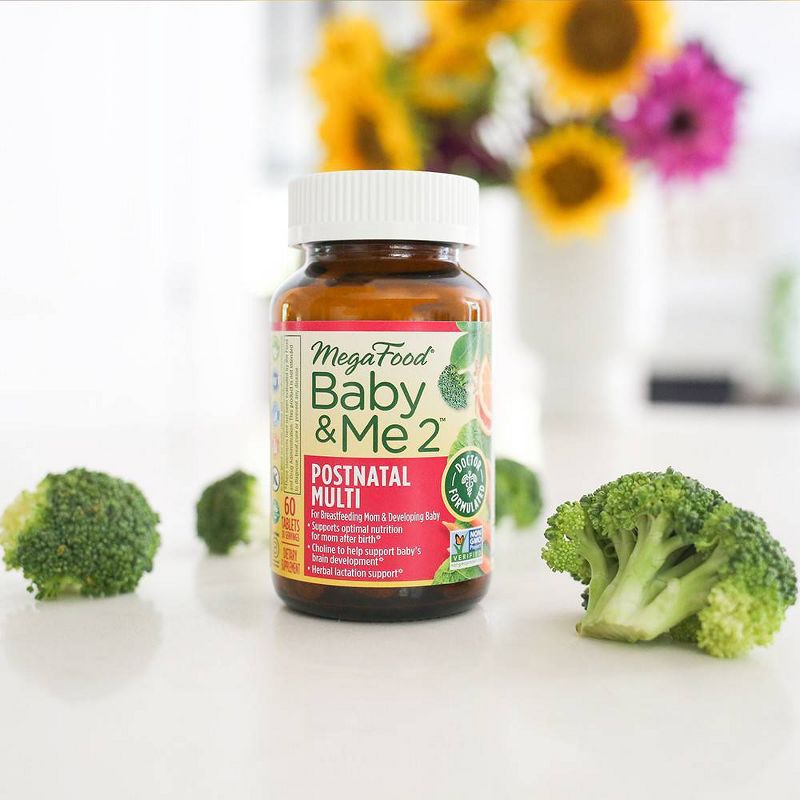 MegaFood Baby and Me 2 Postnatal Multi Supplement - 60ct