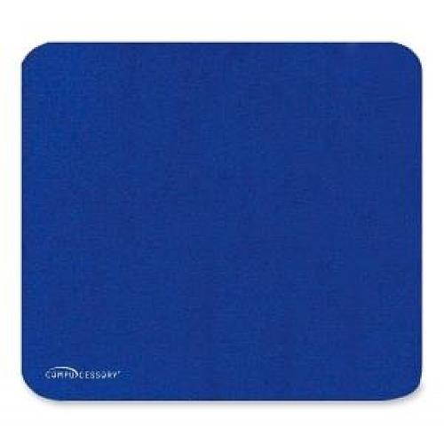 Compucessory Economy Mouse Pad Nonskid Rubber Base 9-1/2"x8-1/2" Blue 23605