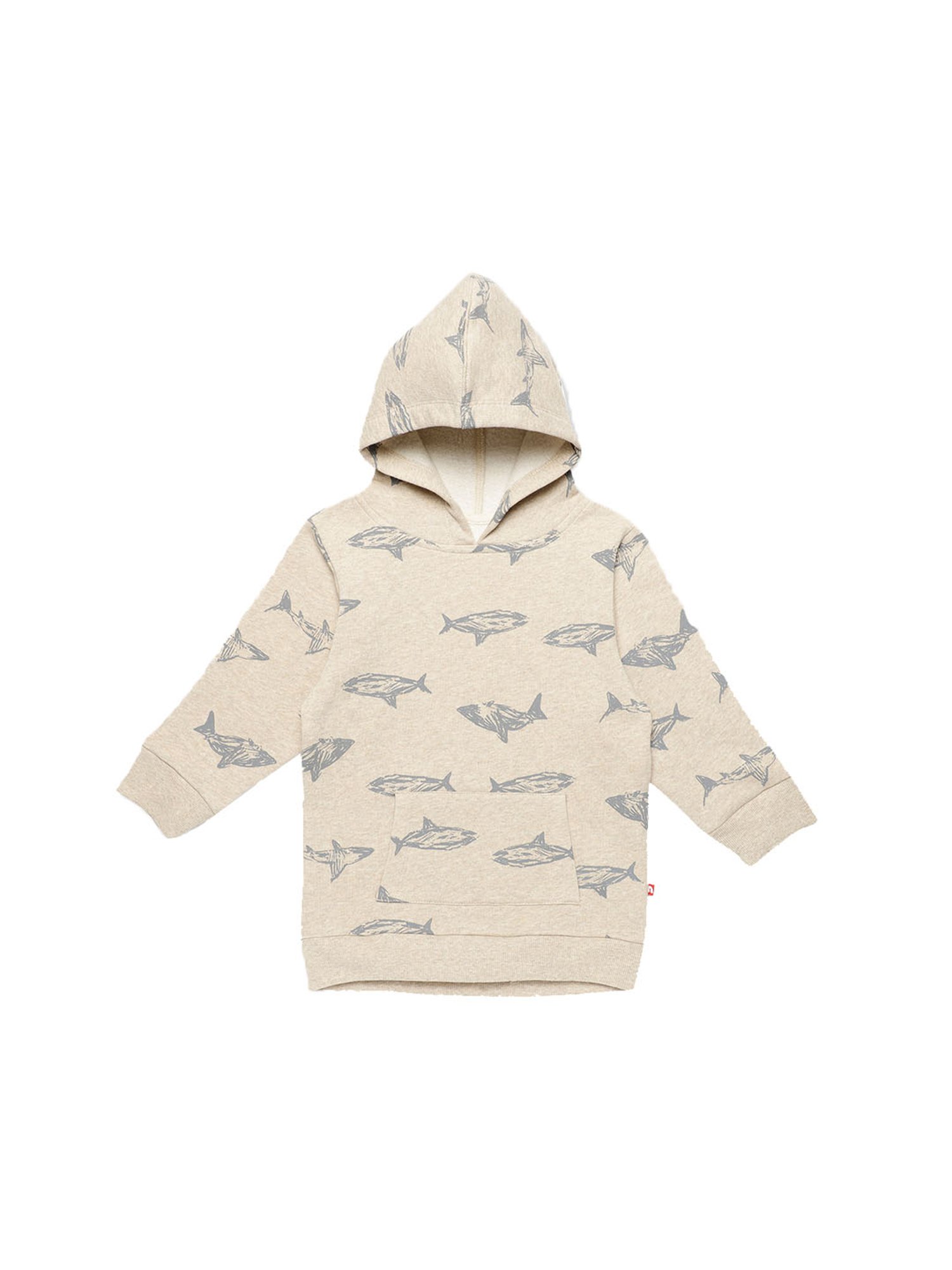 Nino Bambino Kids Cream Printed Hoodie