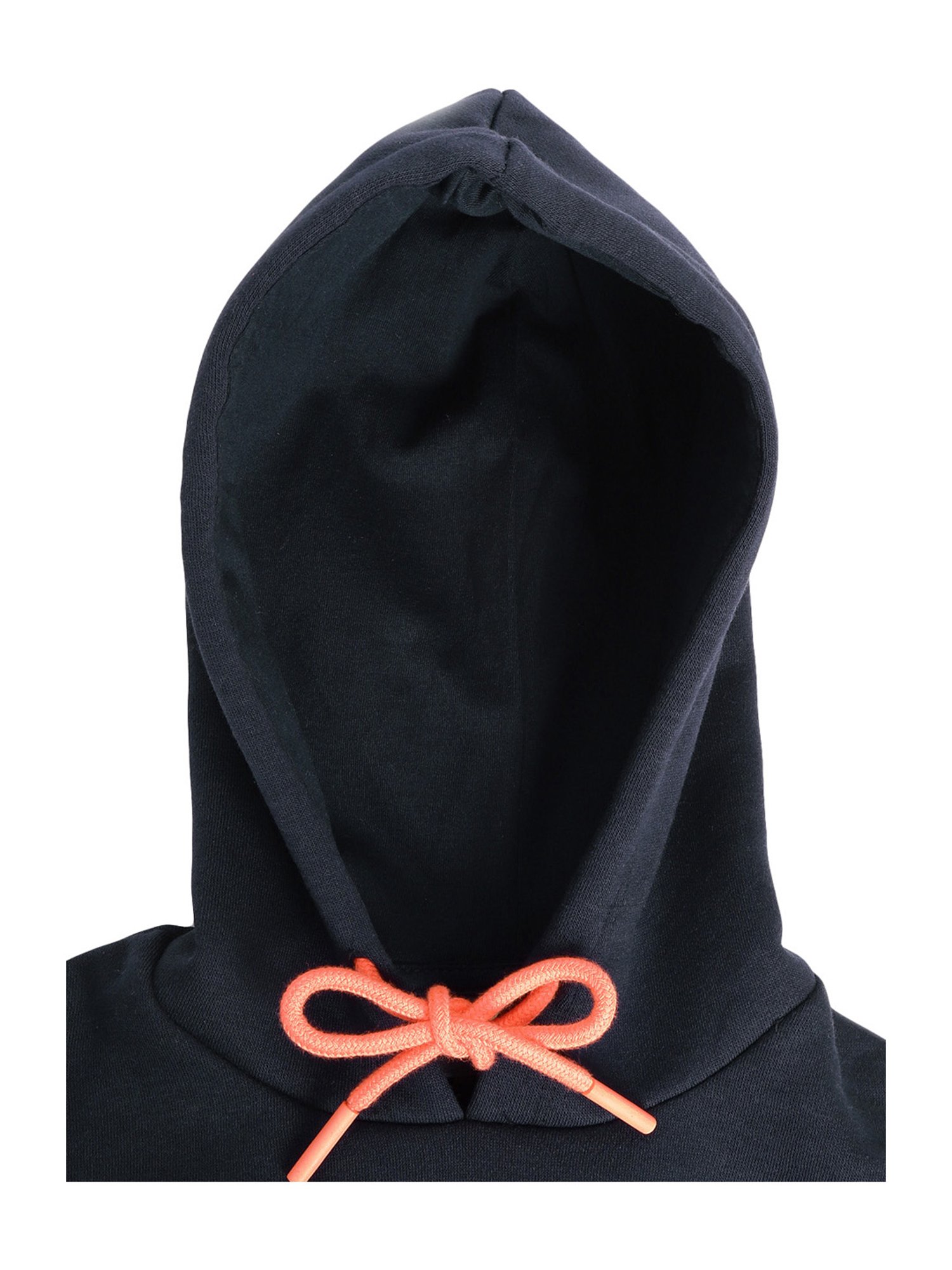 Alcis Kids Navy Cotton Printed Hoodie