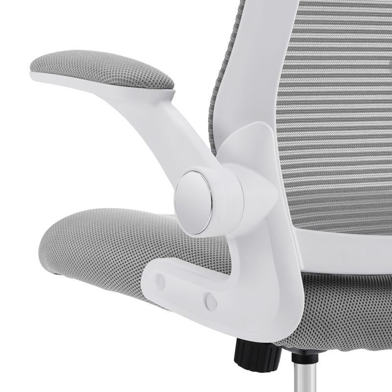 Works Creativity Mesh Office Chair with Chrome Base Gray - Serta