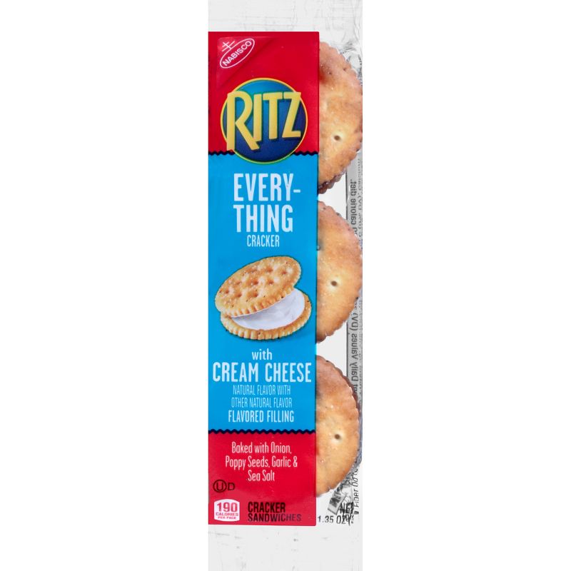 Ritz Every-Thing Cracker With Cream Cheese - 8ct