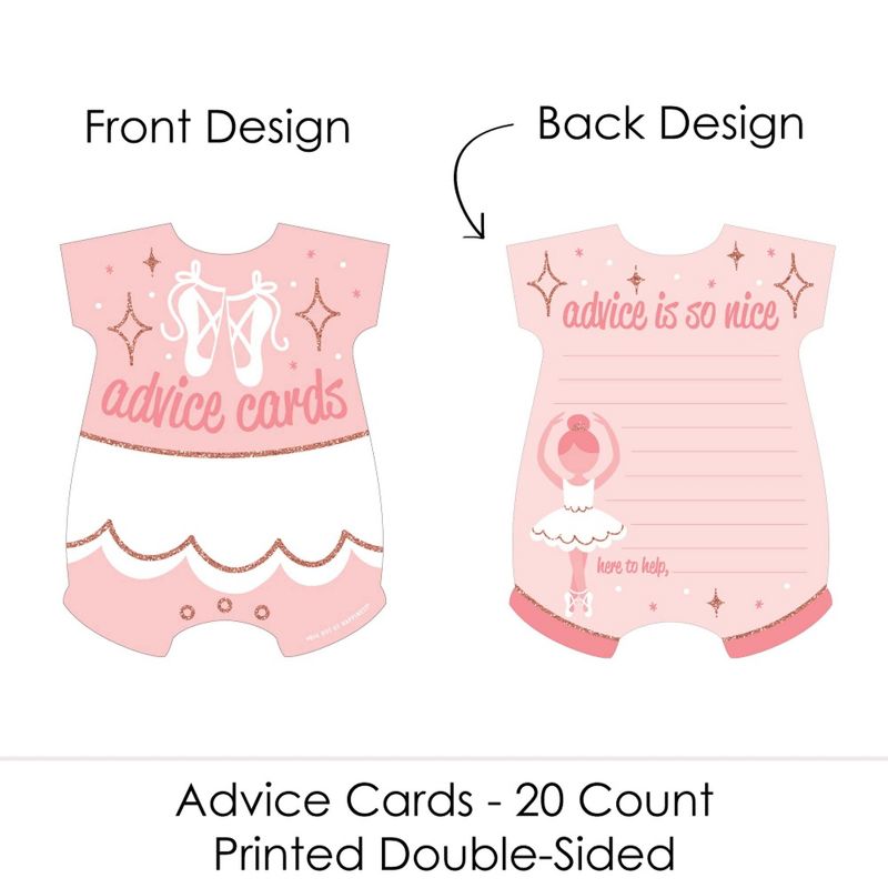 Big Dot of Happiness Hello Little One - Pink and Gold - Table Decorations - Girl Baby Shower Fold and Flare Centerpieces - 10 Count