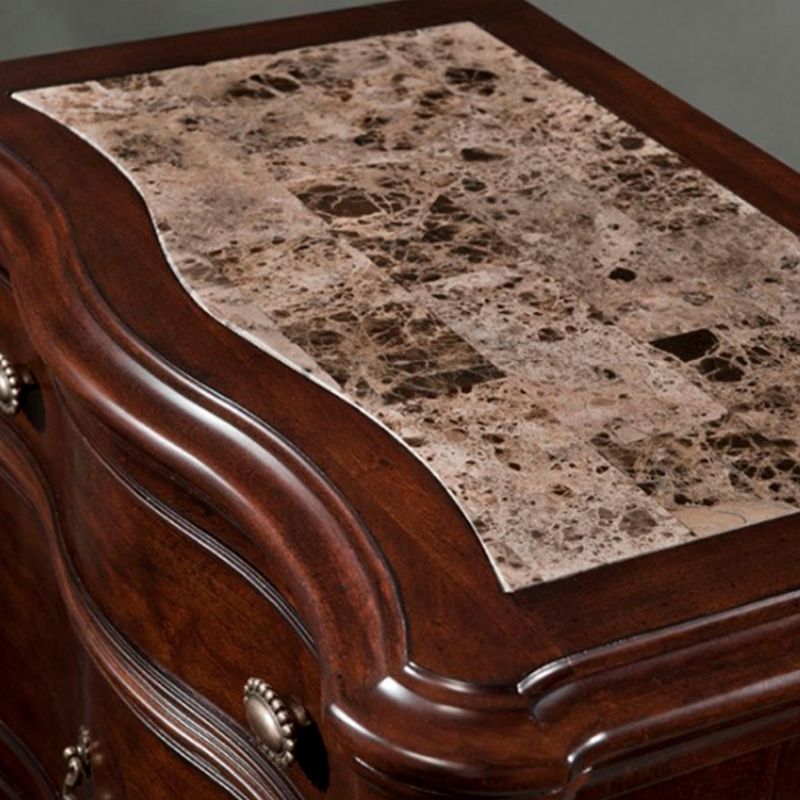 5pc King Tomlyn Storage Bedroom Set Dark Cherry - Picket House Furnishings