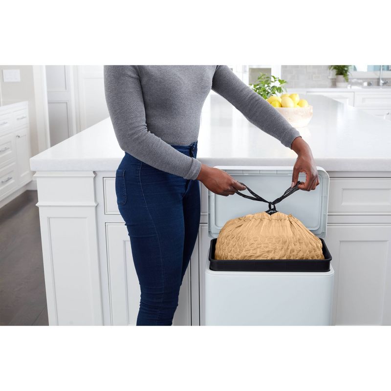 GreenPolly Drawstring Recycling Trash Bags - 13 Gallon - 20ct