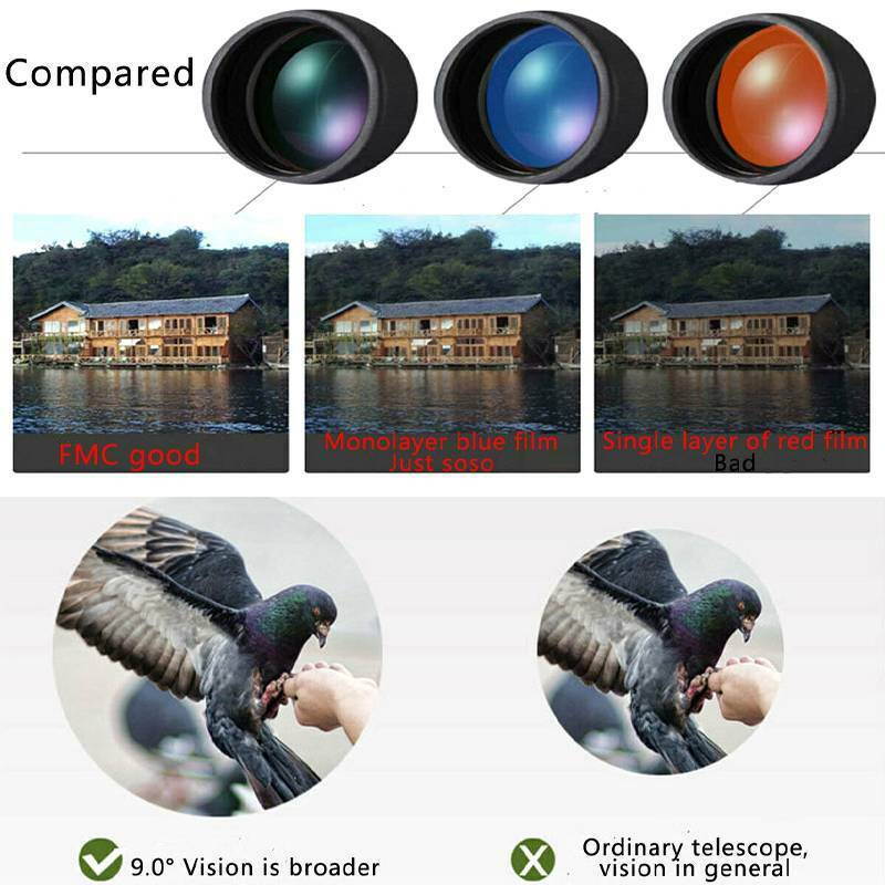 Universal Cell Phone Camera Lens, 16X52 Zoom Monocular Telescope Telephoto Lens, HD Smartphone Lens for iPhone, Samsung, Android