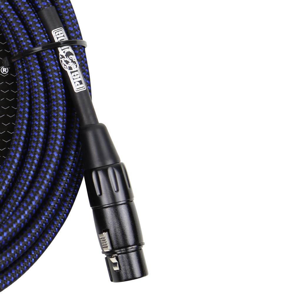 Pig Hog PHM20BBL Pighog Mic Cable 20ft Bk/bl