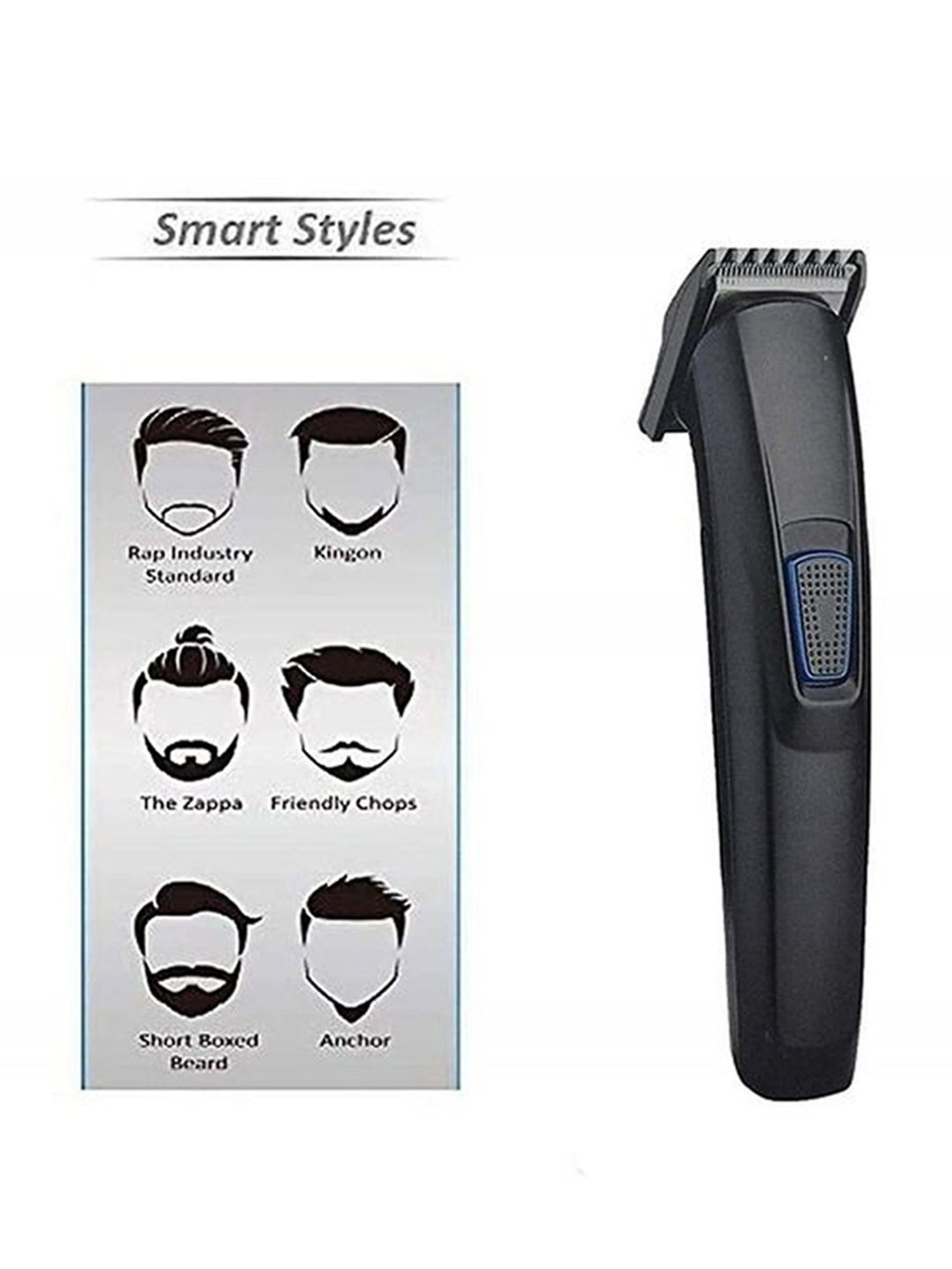 HTC AT 522 Rechargeable Trimmer with 45 min Runtime, 1 Length Settings (Black)