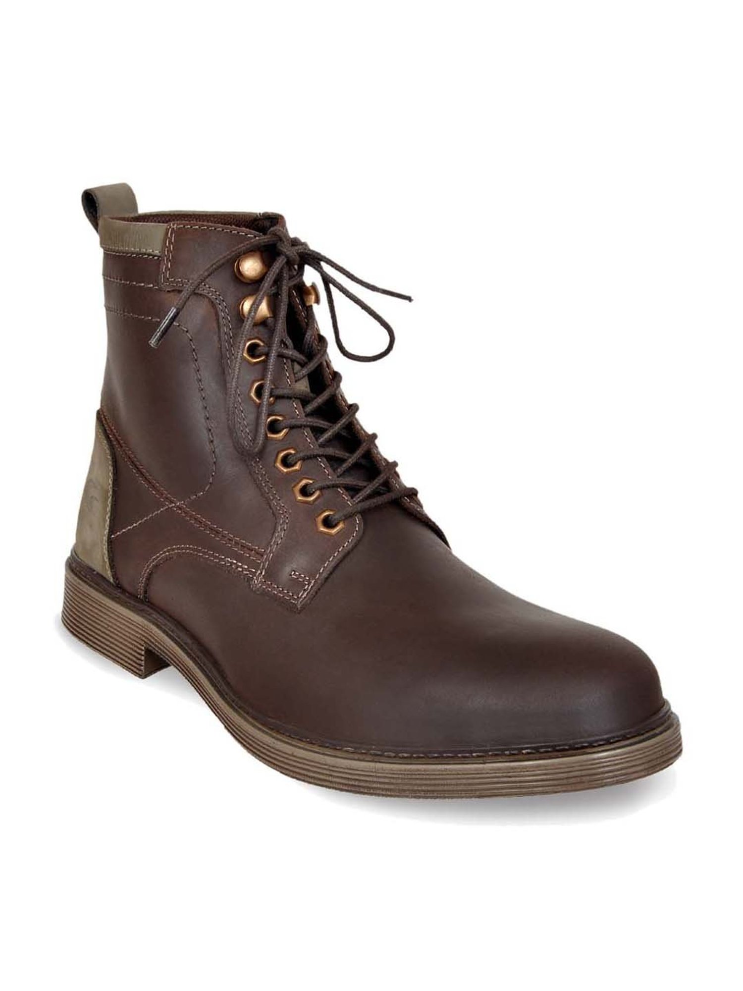 Allen Cooper Men's Brown Casual Boots