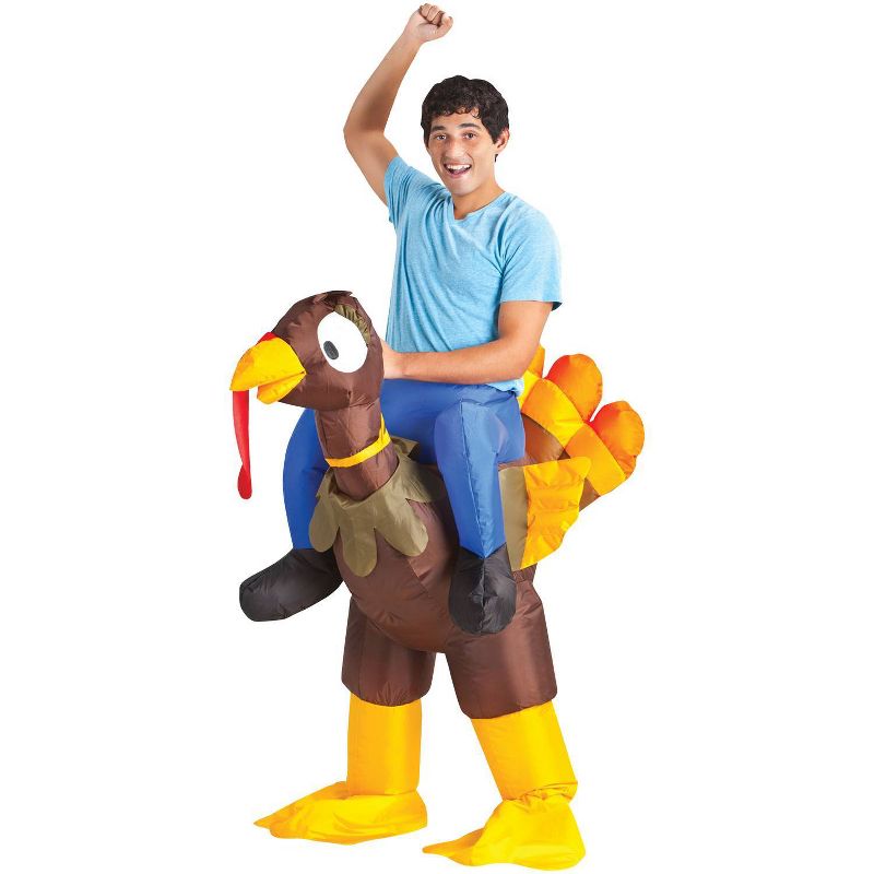 Adult Inflate Turkey Rider Halloween Costume
